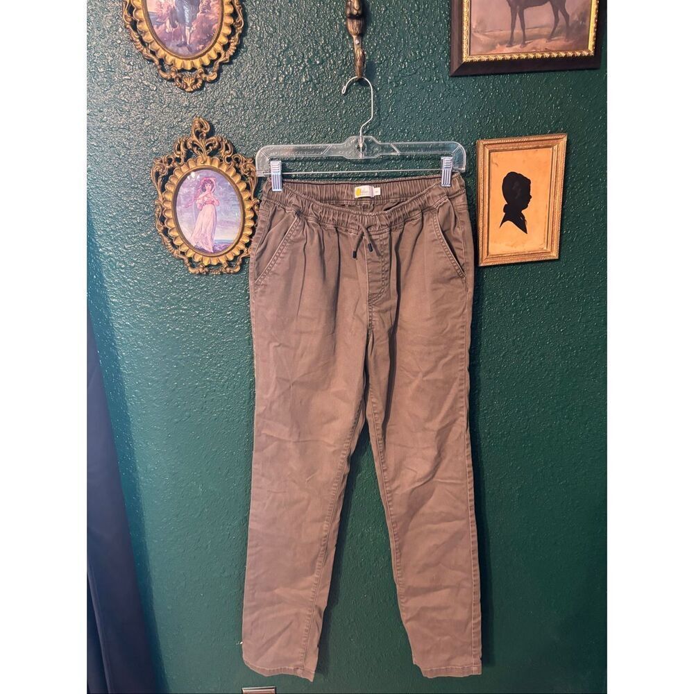 Boden Boys Green Pull On Pants Size 16